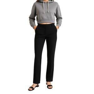 Chico’s 2R So Slimming Pants – Black Stretch Trousers Core Fit